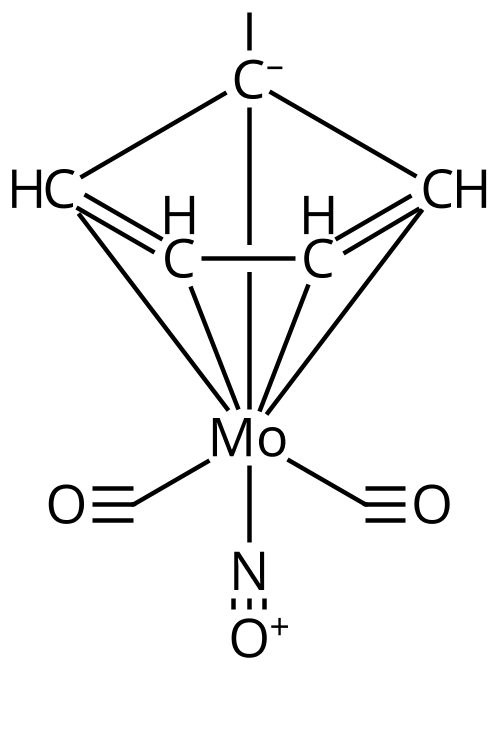 (n5-methylcyclopentadienyl)dicarbonylnitrosyl molybdenum Chemical Structure